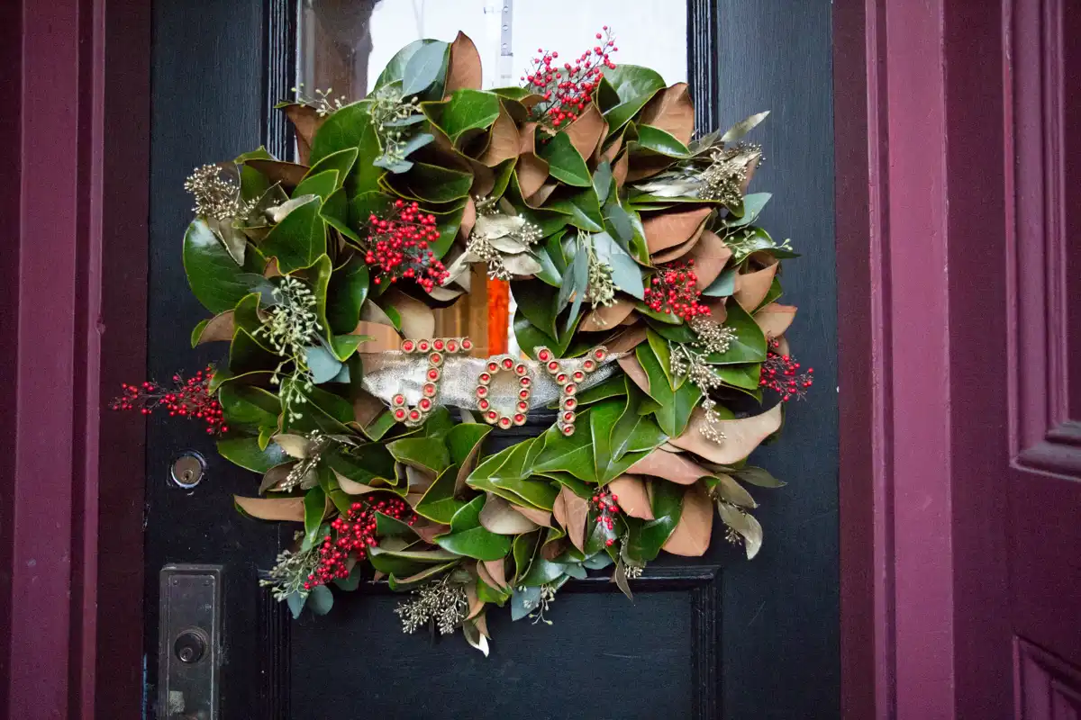 Magnolia wreath