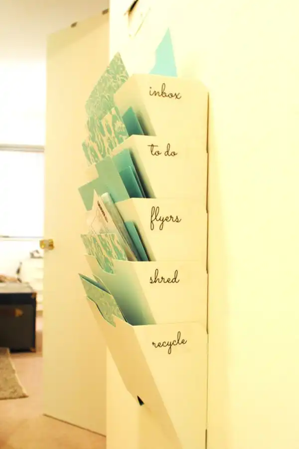 Mail sorter close up