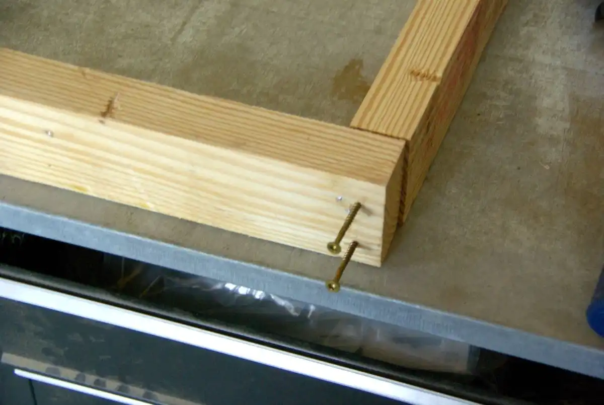 Making bench frame