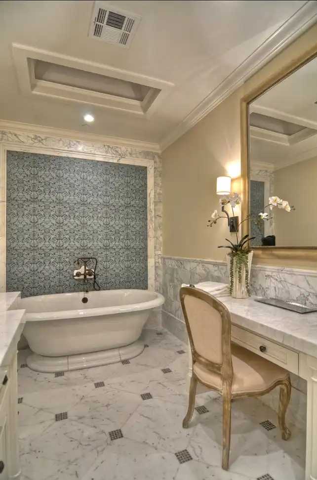 Marble beauty bathroom design