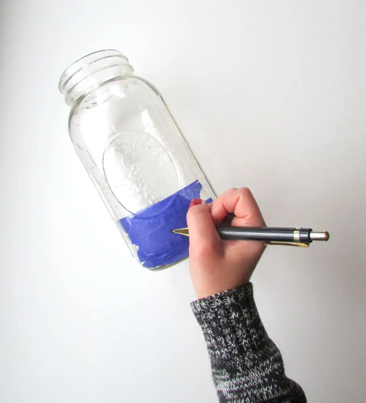 Mason jar painters tape