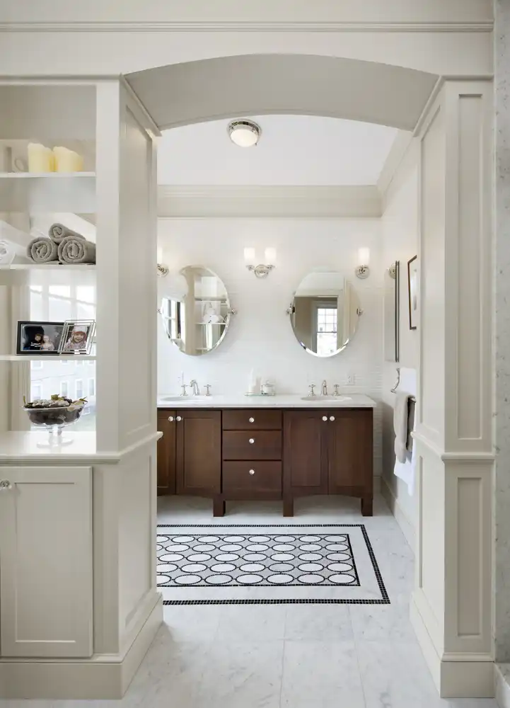 Master bathroom floor tiles