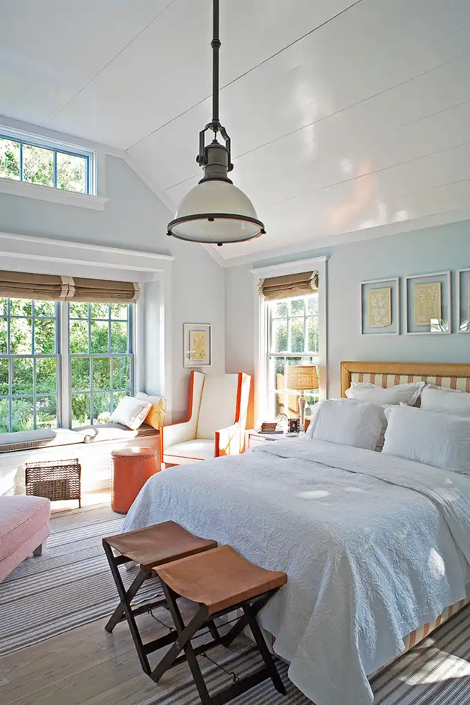Master bedroom high ceilings