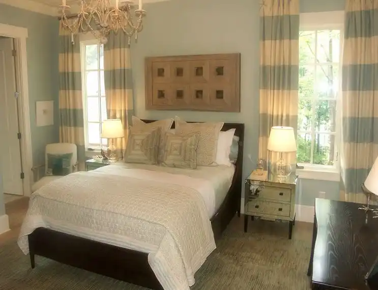 Match the curtains with walls