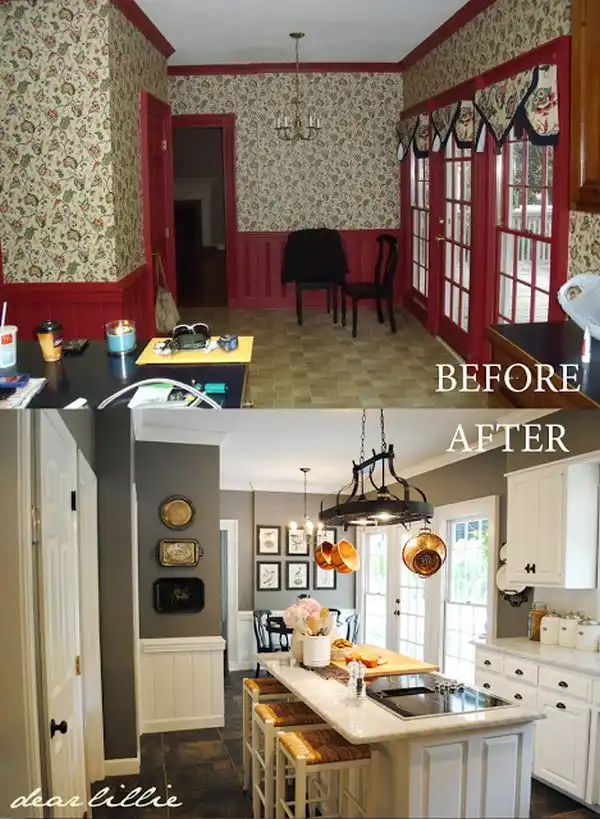 Matt and merediths huge kitchen
