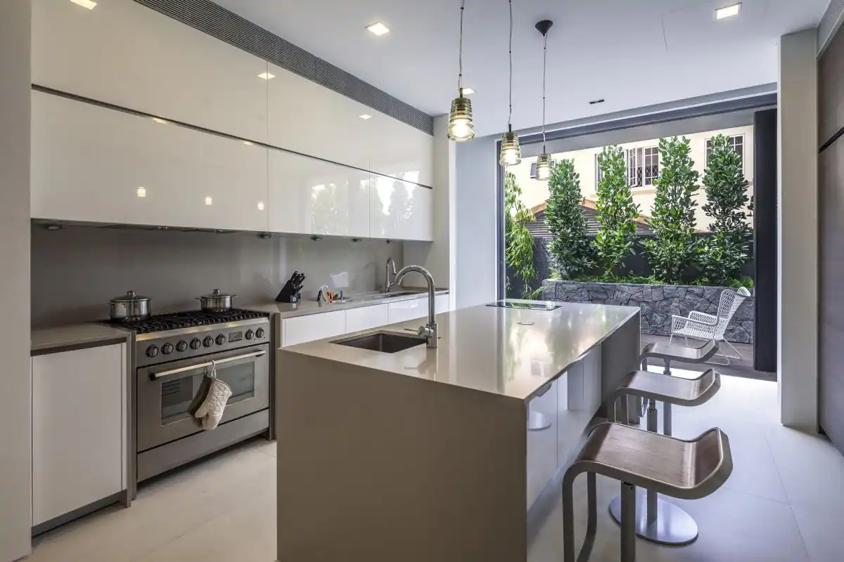 modern Glossy finishes kitchen