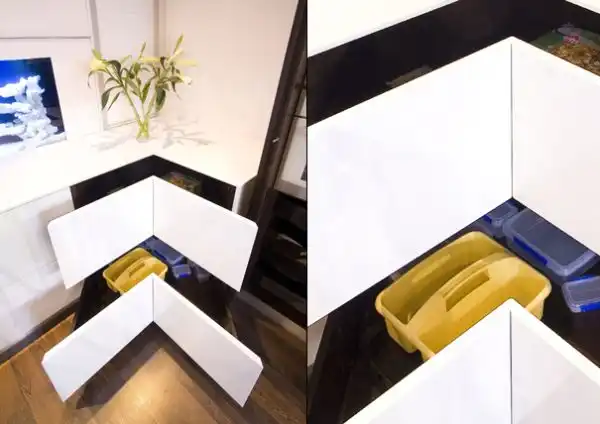 Modern corner drawers