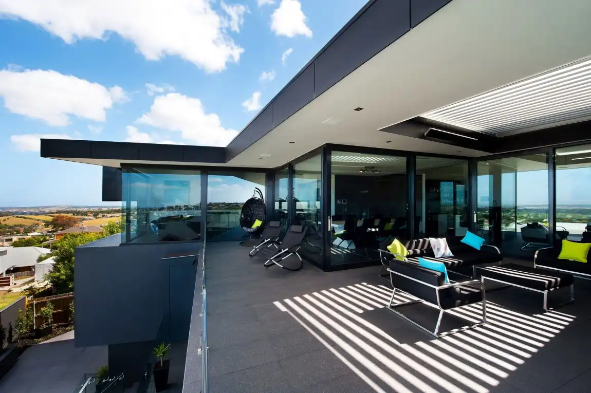 Modern house with Wandana Residence pergola