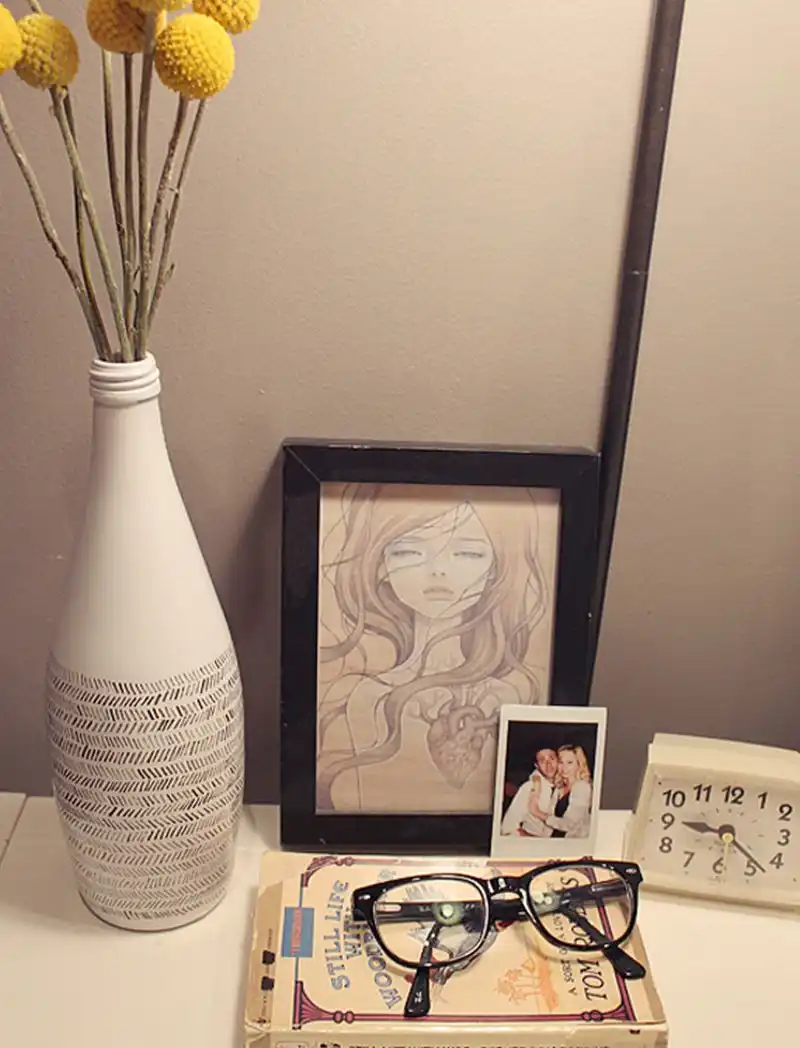 Nightstand vase
