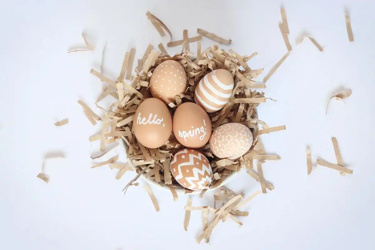 Non toxic easter eggs decoration