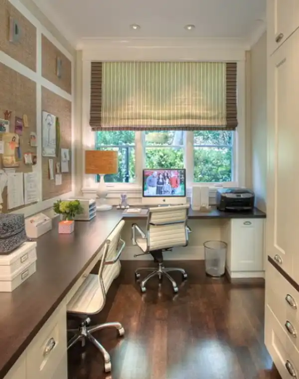 Office green accents