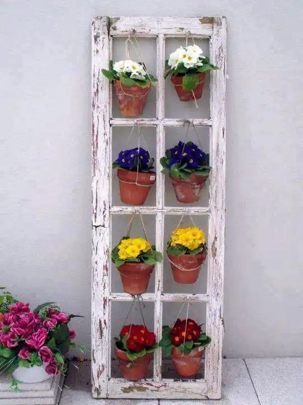 Old window planter