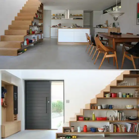 Open storage staircase4