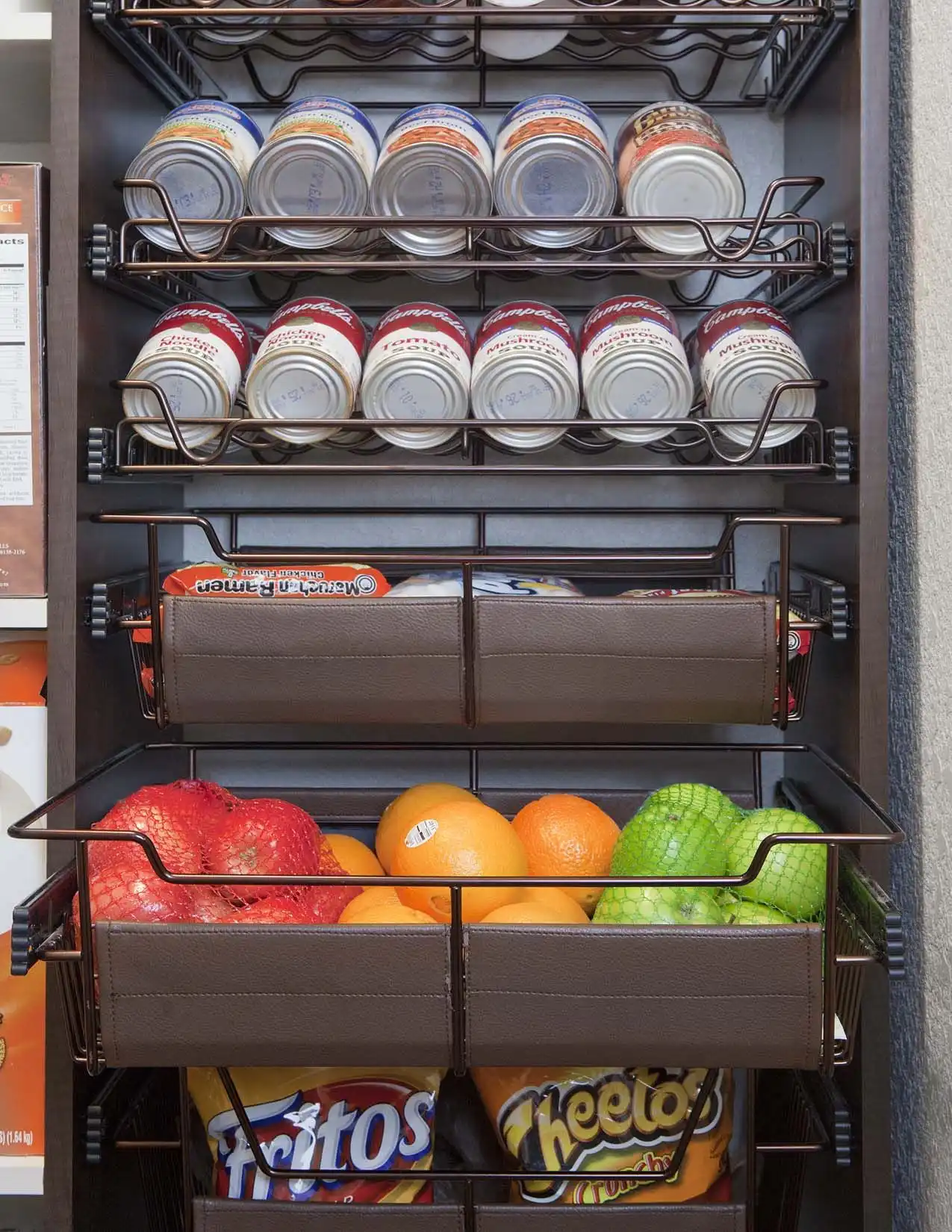 kitchen pantry cans storage