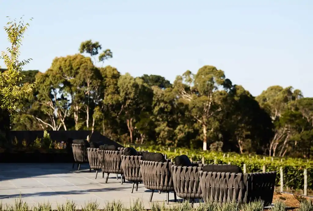 Comfortable seats were made for lingering to take in the view.