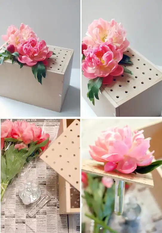 pegboard-flower-vase