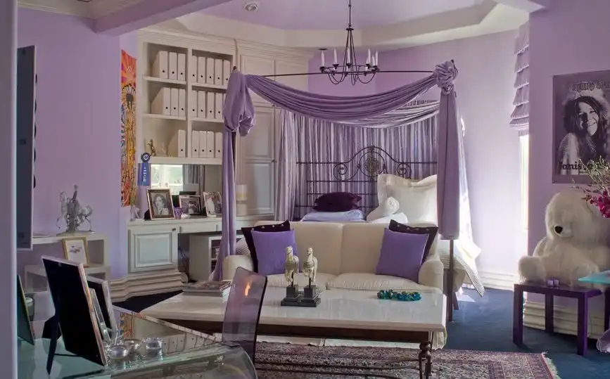 purple-themed-princess-room
