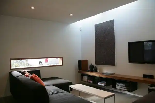 Rectangular window for living room