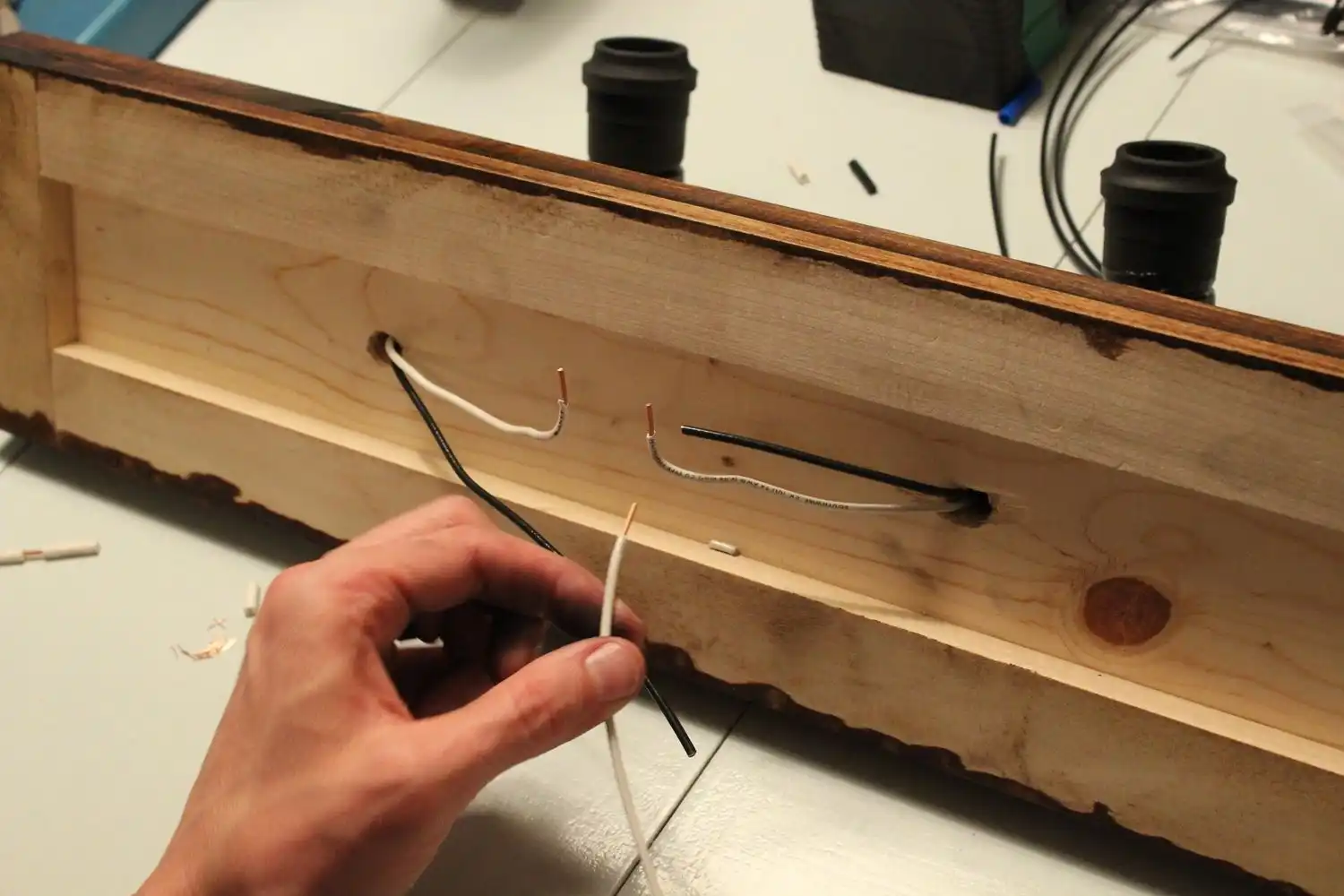Repeat the wiring steps