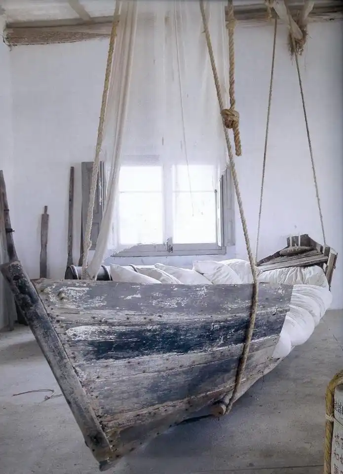 Rocking boat cool bedroom