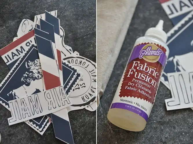 Roman shade diy project glue