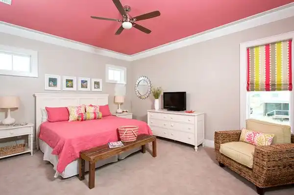 Room with big splash of color