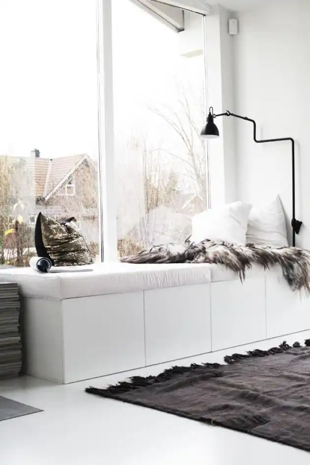 rustic chic cozy nook
