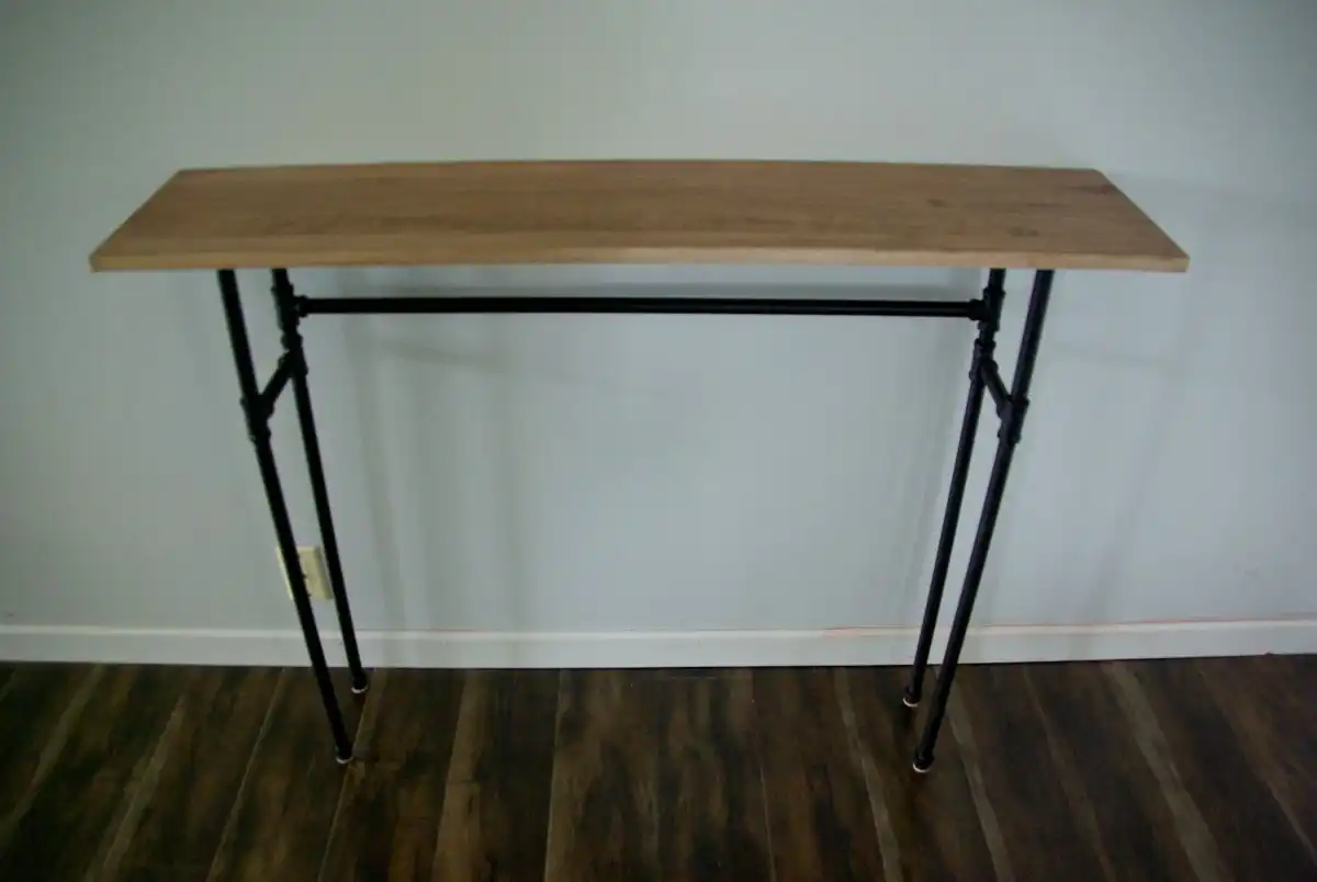 Rustic simple diy console table