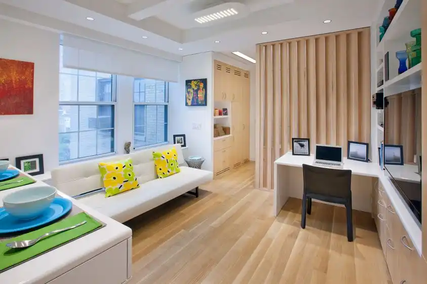 Scale furniture to fit the space