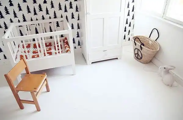 Scandinavian minimalist nursery