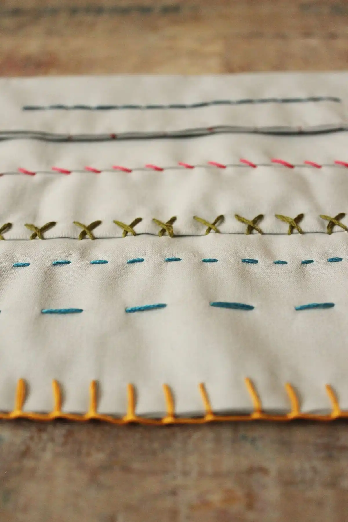 sew eight basic hand stitches