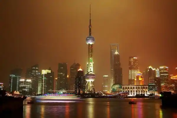 Shanghai china skyline