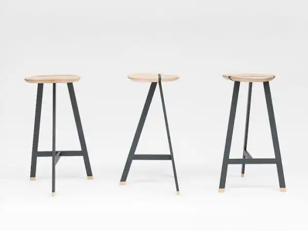 Simple industrial tabouret