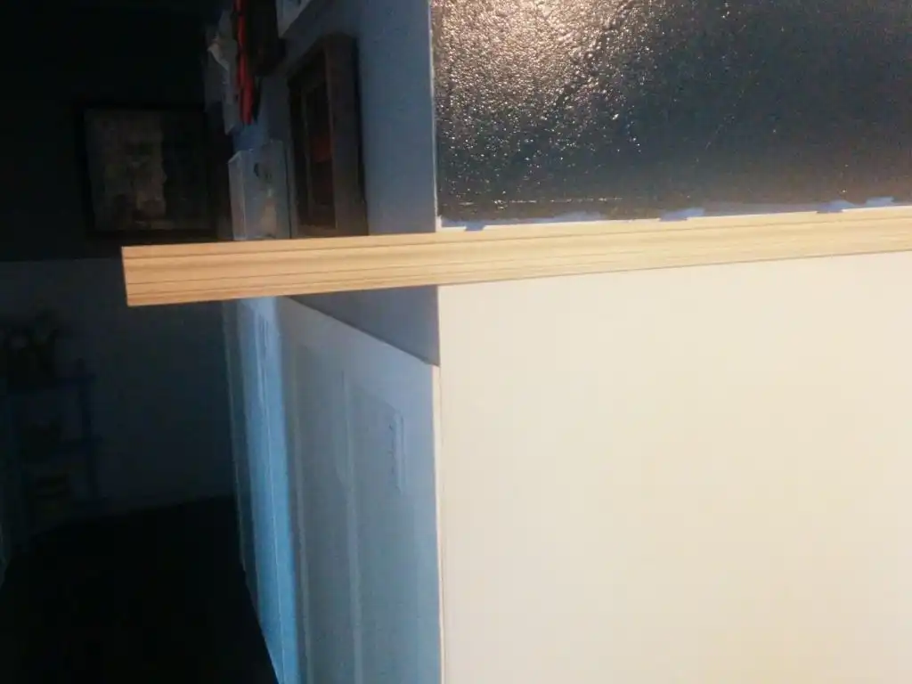Sizing trim on wall 2