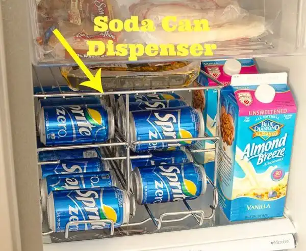 Soda can dispenser