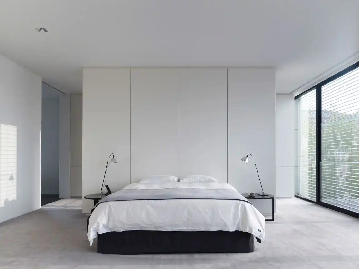 Black Platform Bed As The Centerpiece Of Your Room