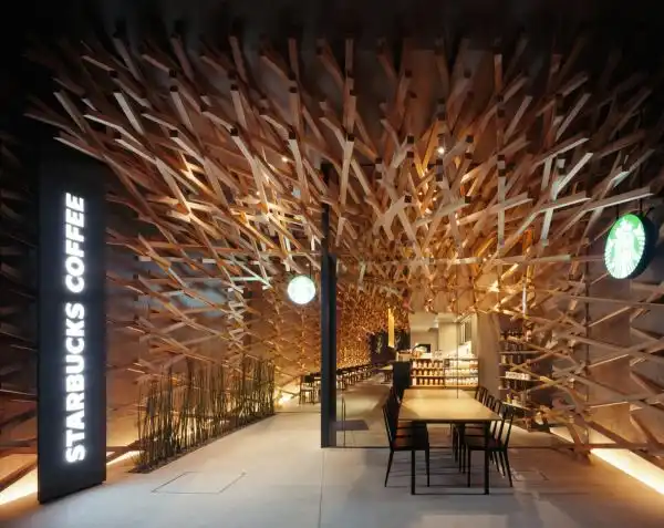 Starbucks coffee kengo kuma associates