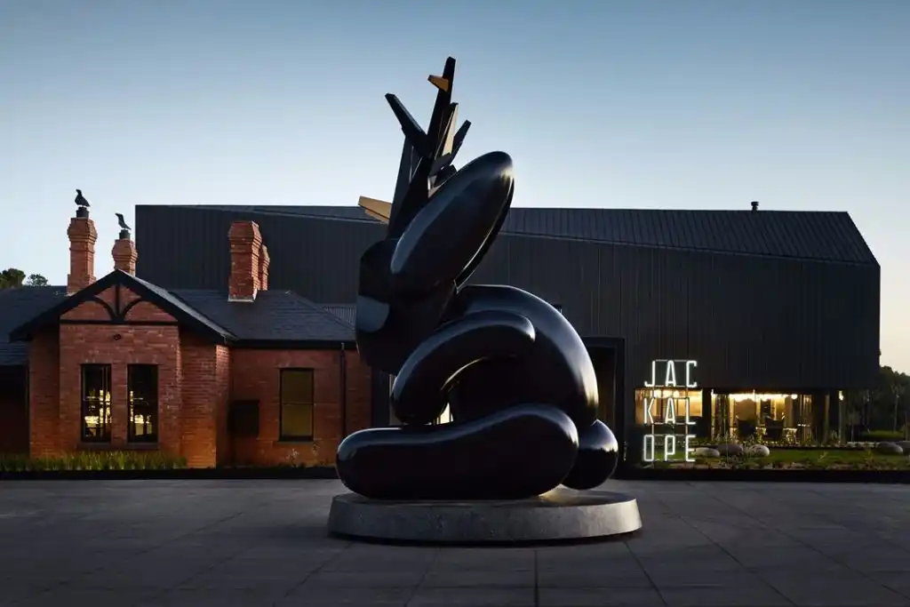 Dark, Dramatic Vineyard Hotel is Perfect Australian Getaway