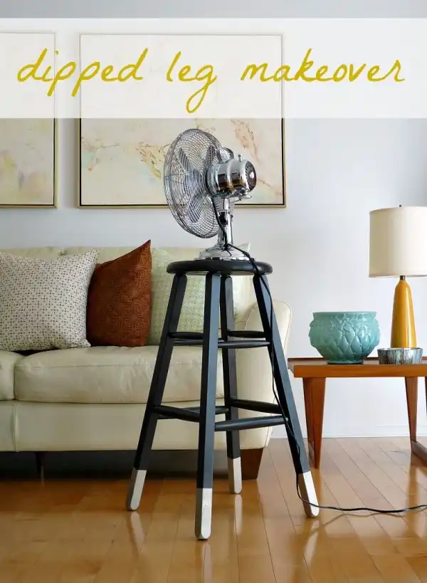 Stool dipped
