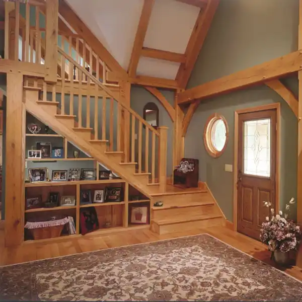 Storage ideas under stairs in livingroom4