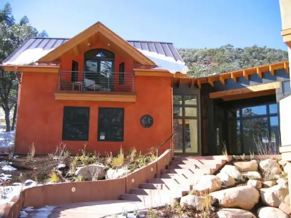 Straw bale structures