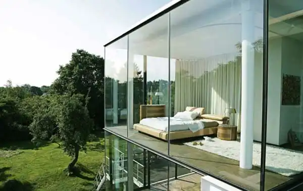 Stunning views no privacy bedroom
