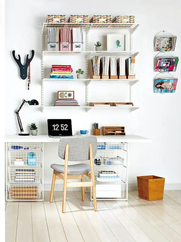 Swedish workspace design organized