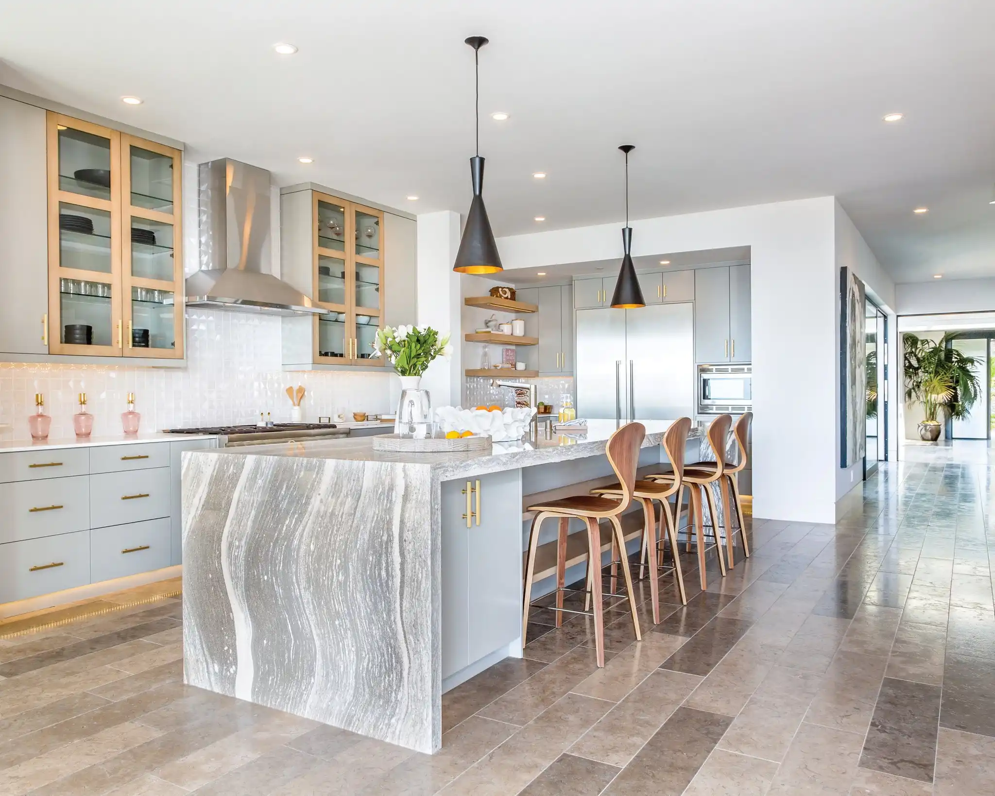 quartz countertop colors with swirls