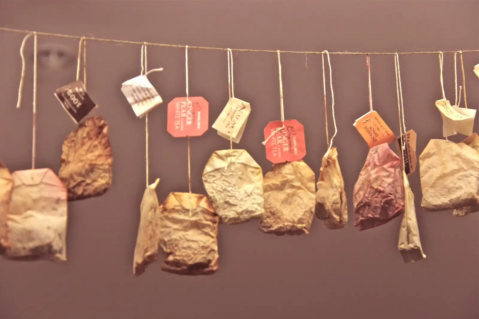 Tea bag aroma for small spaces