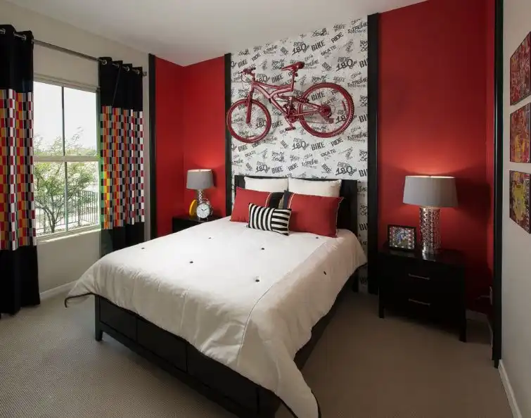 How To Decorate A Bedroom With Red Walls