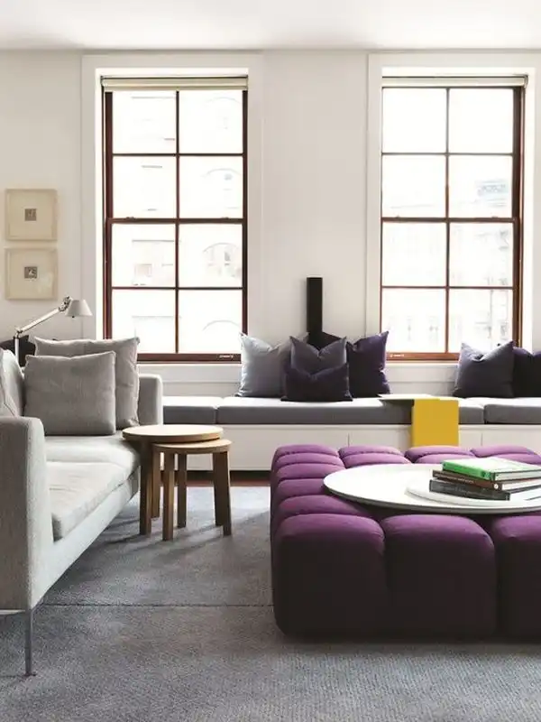 Textil ottoman coffee table