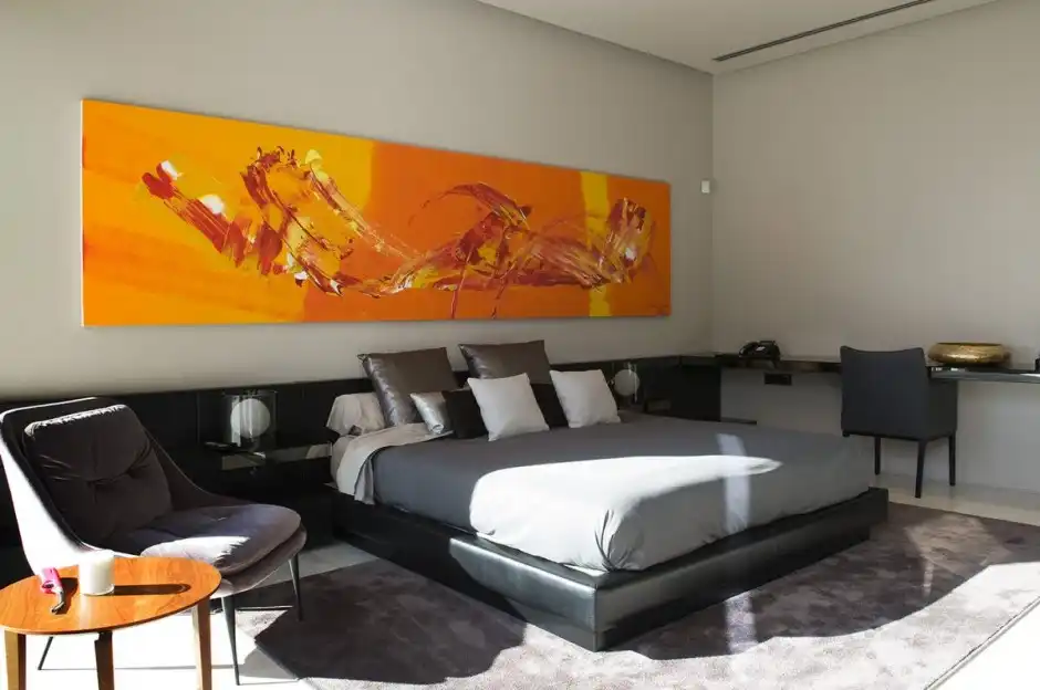 Texture and color wall art