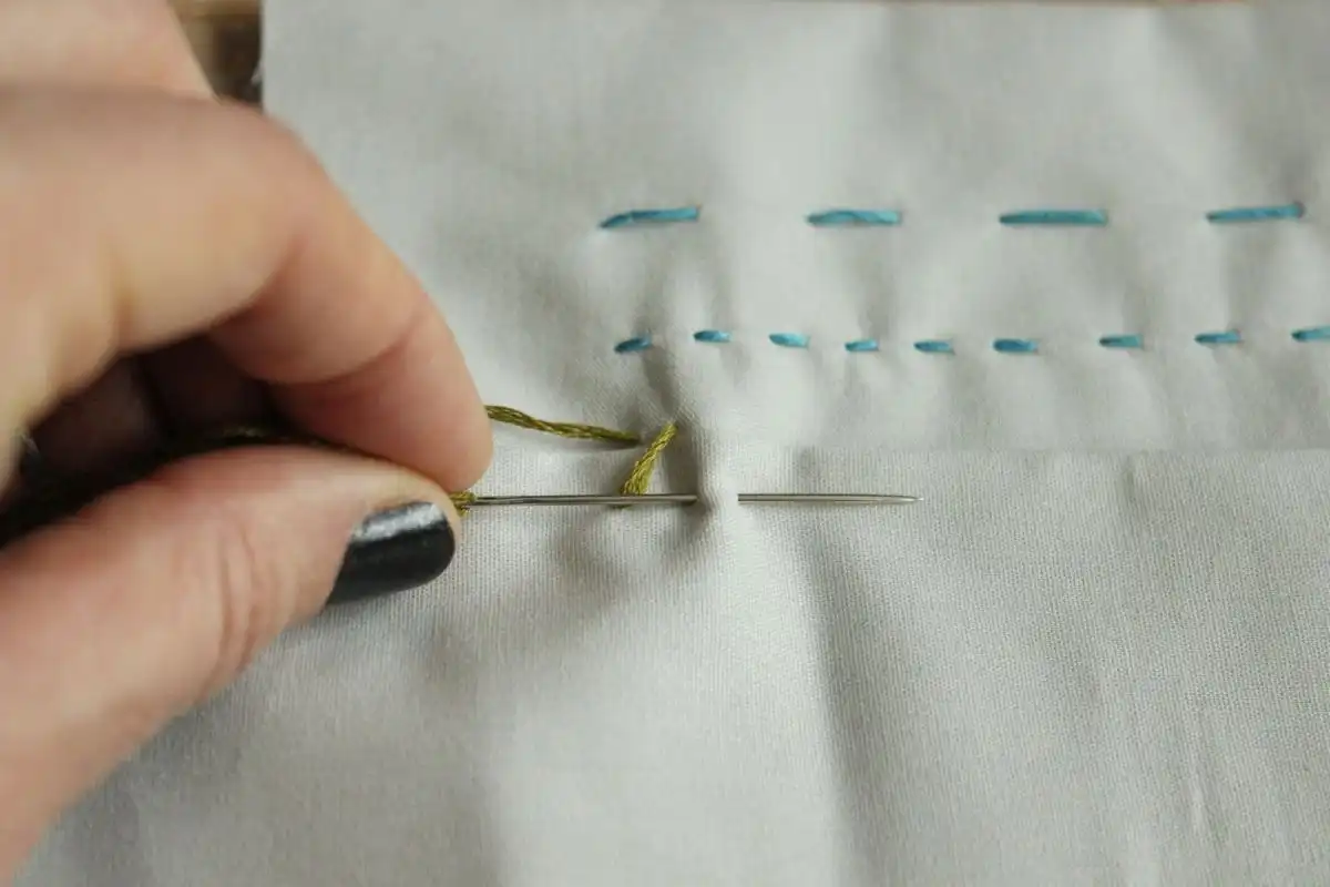 the signature of the catch stitch
