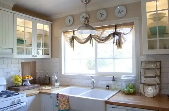 tie up window curtain